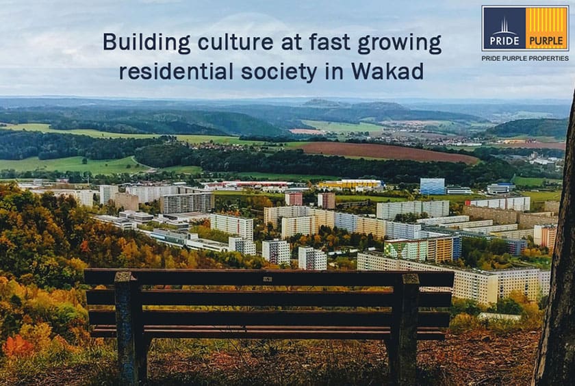 Building culture at fast growing residential society in Wakad