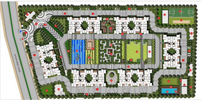 Park connect - layout plan - Hinjewadi - pune -images -jpg
